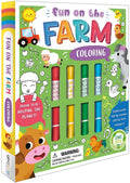 Fun on the Farm Coloring Set: With Double-Ended Stamp Markers