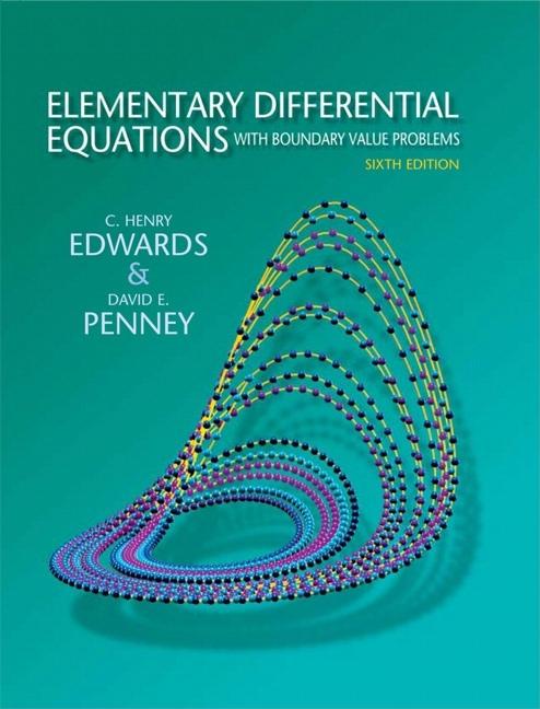 Elementary Differential Equations with Boundary Value Problems