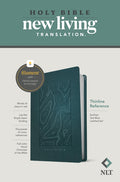 NLT Thinline Reference Bible, Filament Enabled Edition (Red Letter, Leatherlike, Teal Blue)