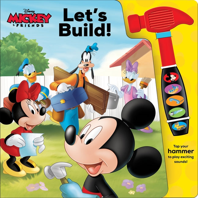 Disney Mickey & Friends: Let's Build! Sound Book [With Battery]