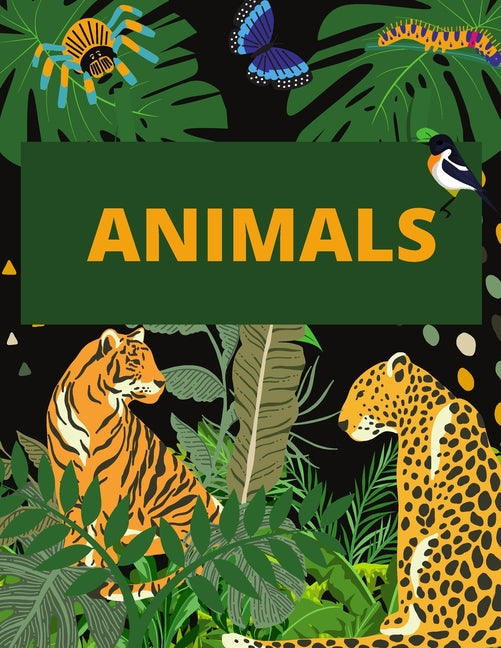 Animals: Coloring Book For Children 4-8 Ages