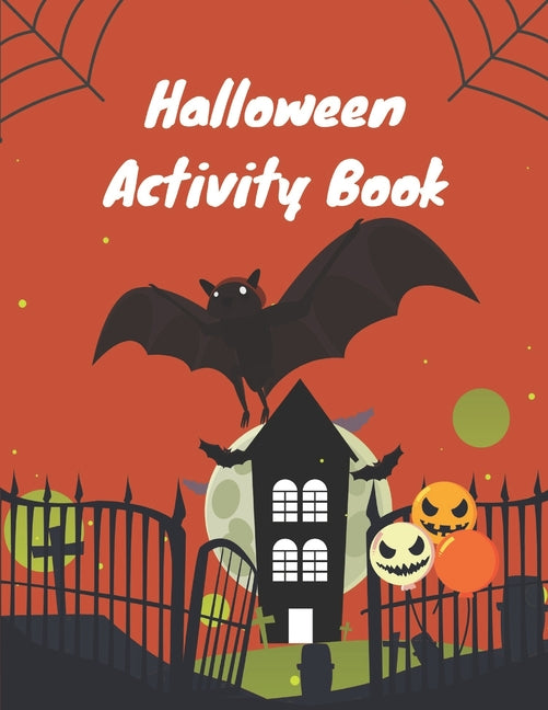 Halloween Activity Book: Maze activity book with solution