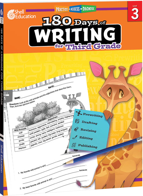 180 Days(r) Writing for Third Grade: Practice, Assess, Diagnose