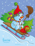 Snow Coloring Book 1
