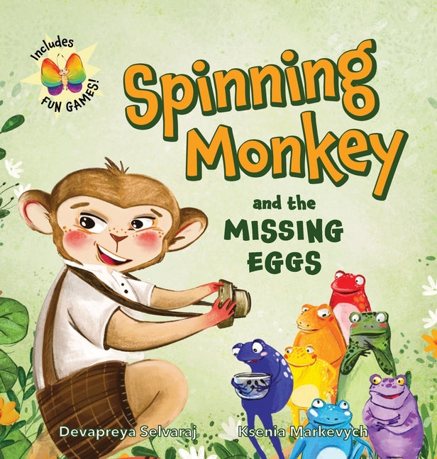 Spinning Monkey and the Missing Eggs: An Interactive Picture Book with a Mystery to Solve and Games to Play, Inspiring Kids to Get up and Move