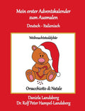 Mein erster Adventskalender zum Ausmalen: Deutsch - Italienisch