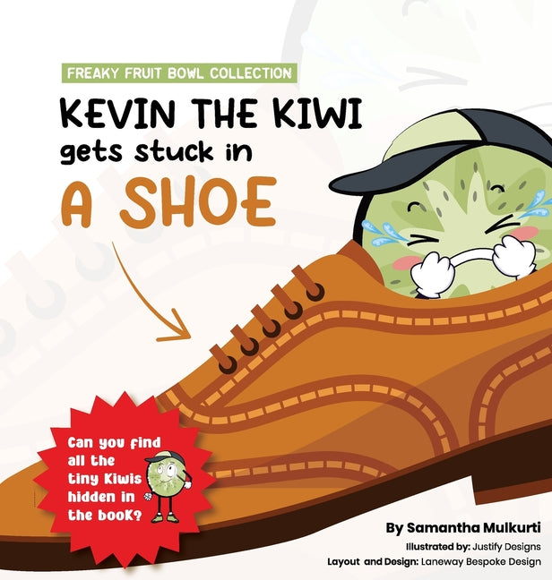 Kevin the kiwi gets stuck in a shoe