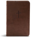 CSB Compact Bible, Value Edition, Brown Leathertouch