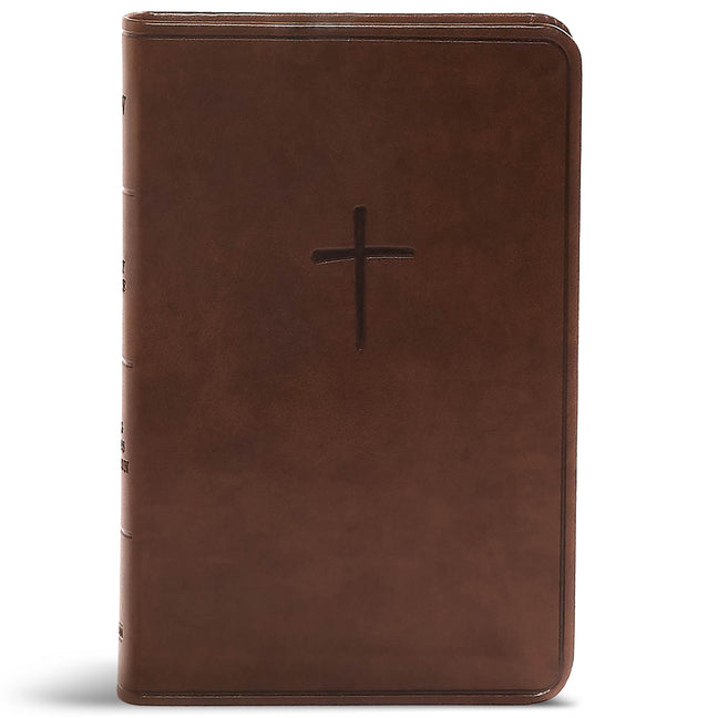 CSB Compact Bible, Value Edition, Brown Leathertouch