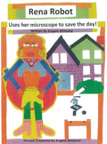 Rena Robot Uses Her Microscope to Save the Day!