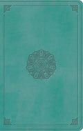 ESV Value Thinline Bible (Trutone, Turquoise, Emblem Design)