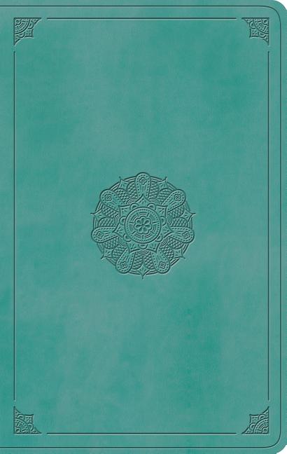 ESV Value Thinline Bible (Trutone, Turquoise, Emblem Design)