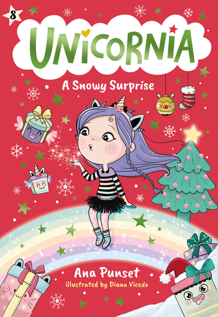 Unicornia: A Snowy Surprise: (A Magical Chapter Book for Kids Ages 5-7 about Friendship, Christmas, and Holiday Adventures)
