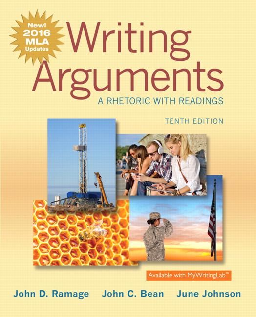 Writing Arguments: A Rhetoric with Readings, MLA Update Edition (MLA Update)