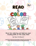 Read & Color: An Educational Coloring Book for Kids Ages 3+ Early Reading, Fun Learning, Color Recognition & Instruction-Following S
