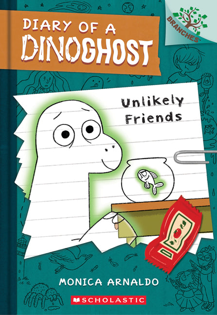 Unlikely Friends: A Branches Book (Diary of a Dinoghost #1)