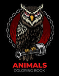 Animals Coloring Book: An Adult Coloring Book with 100 Unique Animals for Relaxation and Stress Relief