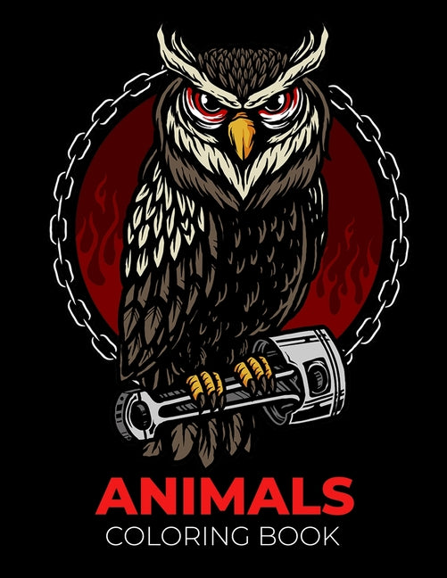 Animals Coloring Book: An Adult Coloring Book with 100 Unique Animals for Relaxation and Stress Relief