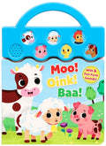 Moo, Oink, Baa!: With 6 Fun Farm Sounds!
