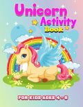 Unicorn Activity Book: Unicorn Coloring Book For Kids Ages 4-8 with 26 alphabet tracing letters.