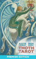 Crowley Thoth Tarot (Premier Edition - Small): Premier Edition with Small 78-Card Crowley Thoth Tarot Deck by Aleister Crowley, Painted by Lady Frieda