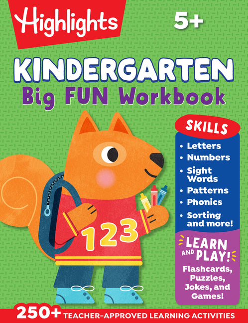 Kindergarten Big Fun Workbook: Prep Workbook with Kindergarten Learning Activities Featuring Tracing Worksheets, Alphabet Practice, Math Activities an