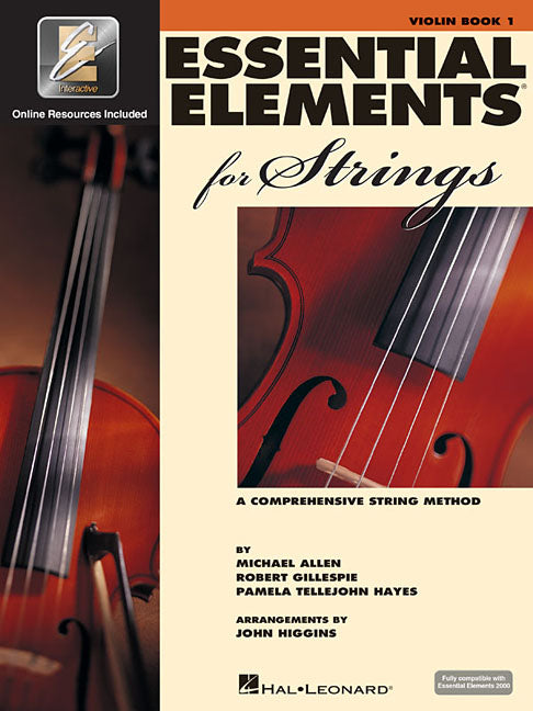 Essential Elements for Strings - Violin Book 1 with Eei Beginner Violin Method Book with Online Mu