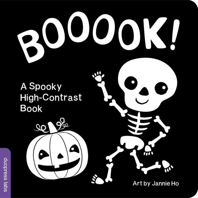 Booook! a Spooky High-Contrast Book: Halloween High-Contrast Baby Board Book