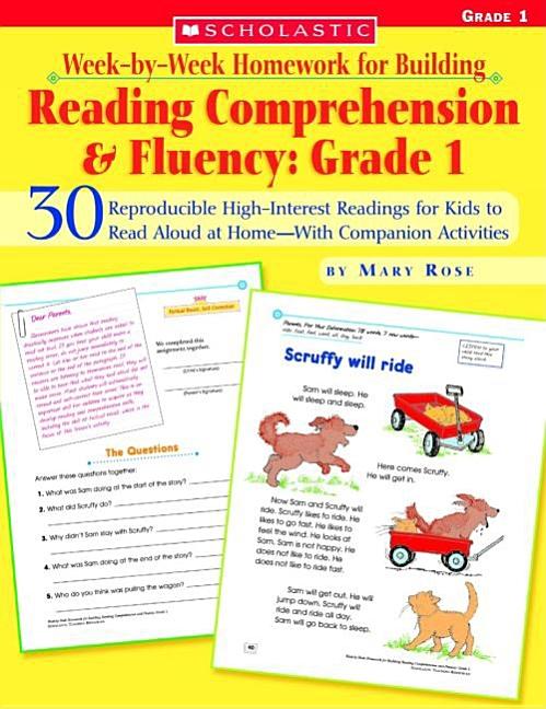 Week-By-Week Homework for Building Reading Comprehension and Fluency: Grade 1