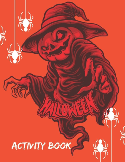 Halloween Activity Book: Maze Book with Solution