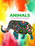 Animals coloring book: An Adult coloring book with 100 Beautiful Animals Illustration