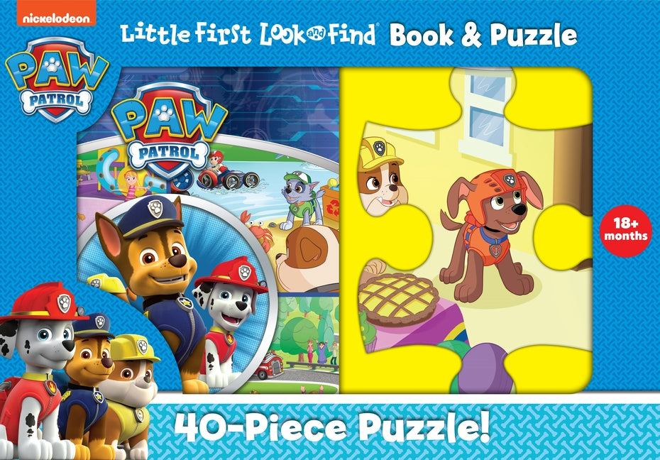 Nickelodeon Paw Patrol: Little First Look and Find Book & Puzzle