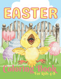 Easter Coloring Book for Kids ages 4-8: 50 Cute images for relaxation and fun