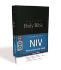 NIV, Pew and Worship Bible, Large Print, Hardcover, Black (Special)